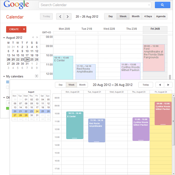 google calendar integration
