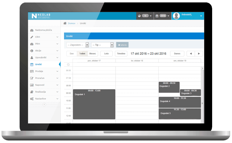 Neolab Budgeting Tool with Scheduler